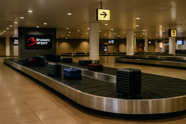 Twee meisjes werden op de luchthaven van Brussel aangehouden met meer dan Є1.000.000 in hun koffers.